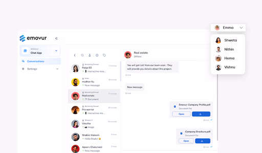 Unified Team Inbox dashboard